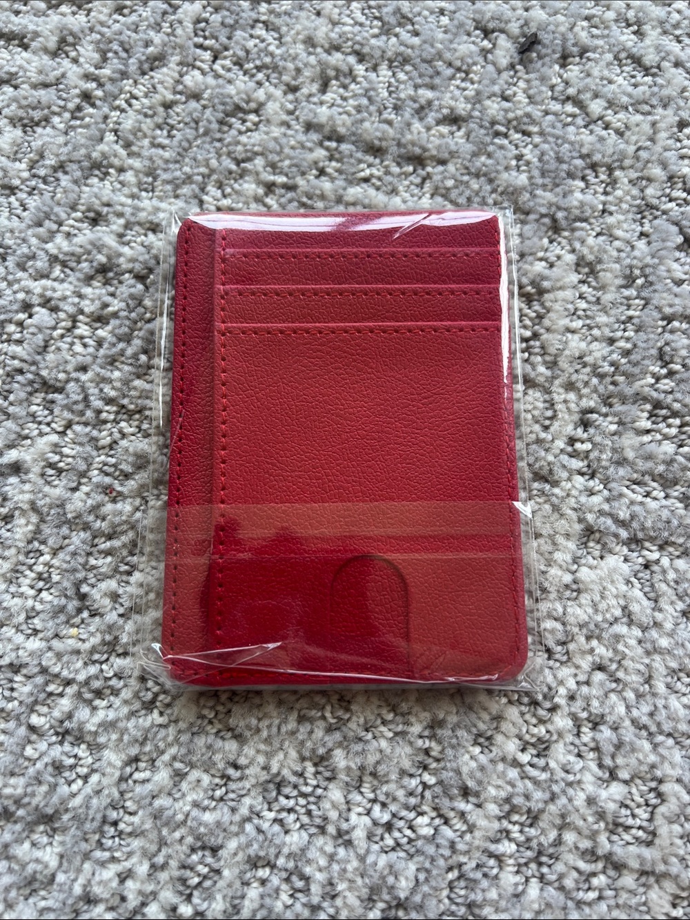 Amazon Red Slim Cardholder Wallet